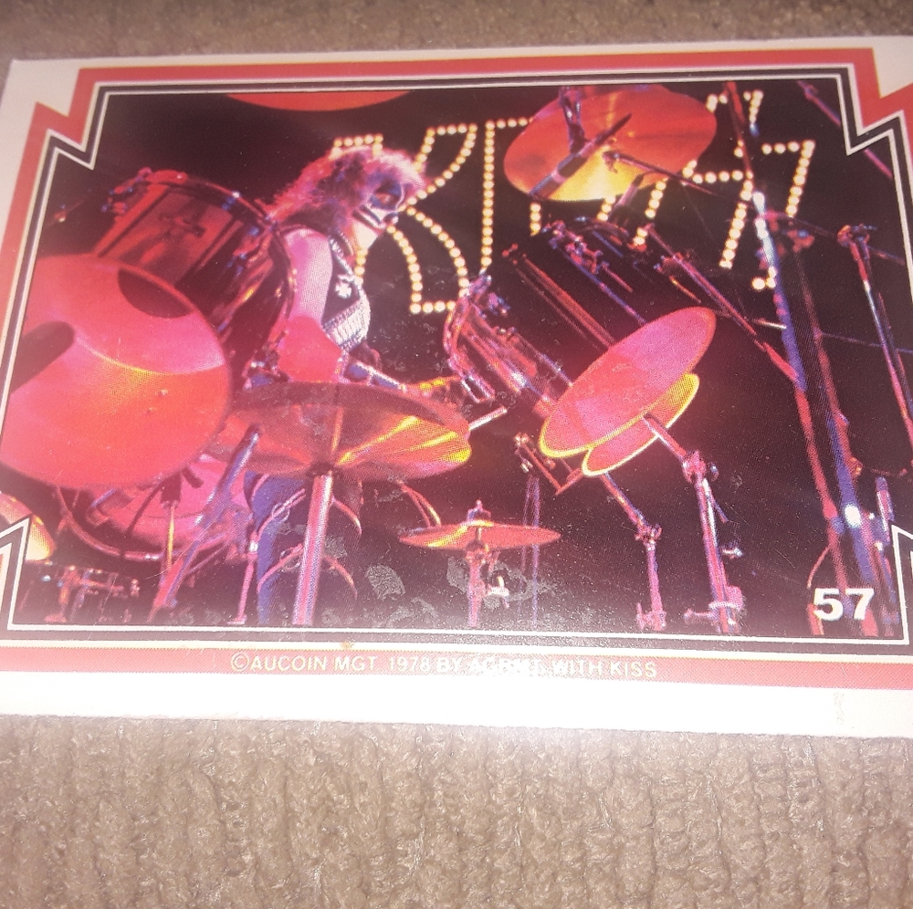 1978 Kiss Collector Card #57